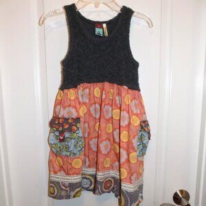 MATILDA JANE Character Counts Vigilante Maya Dress Gray Sweater Fall 6 Boho